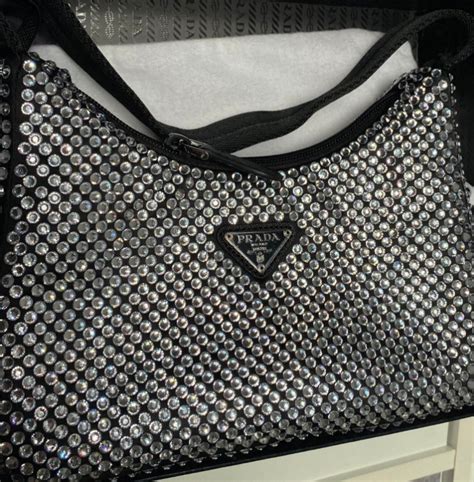 prada glitter tas